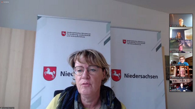 Die Ministerin zeigt sich offen für alle Fragen