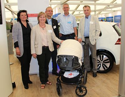 Diskutierten bei den Tarmstedter Gesprächen über das Thema Mobilität im ländlichen Raum: Gabi Kasten, Heide von Limburg, Knut Utech, Hinrich Neumann (Moderator) und Wolfgang Schmidt