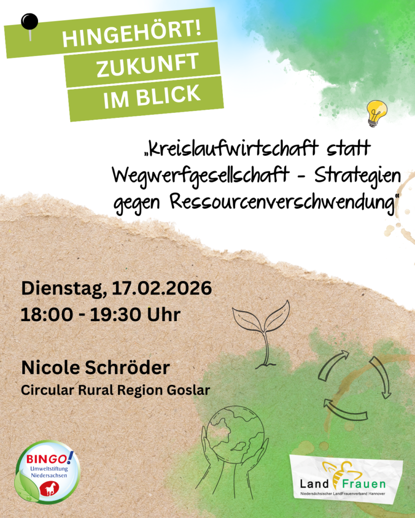 Hingehört! Kreislaufwirtschaft statt Wegwerfgesellschaft
